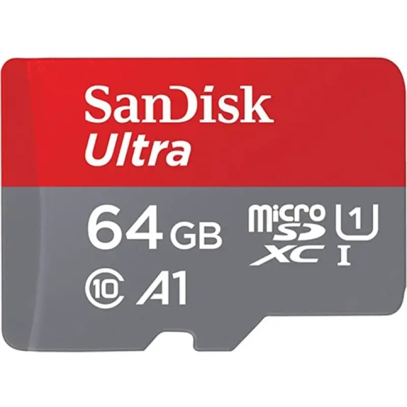 کارت حافظه microSDXC سن دیسک مدل Ultra A1 کلاس 10 استاندارد UHS-I سرعت 120MBps  ظرفیت 64 گیگابایت